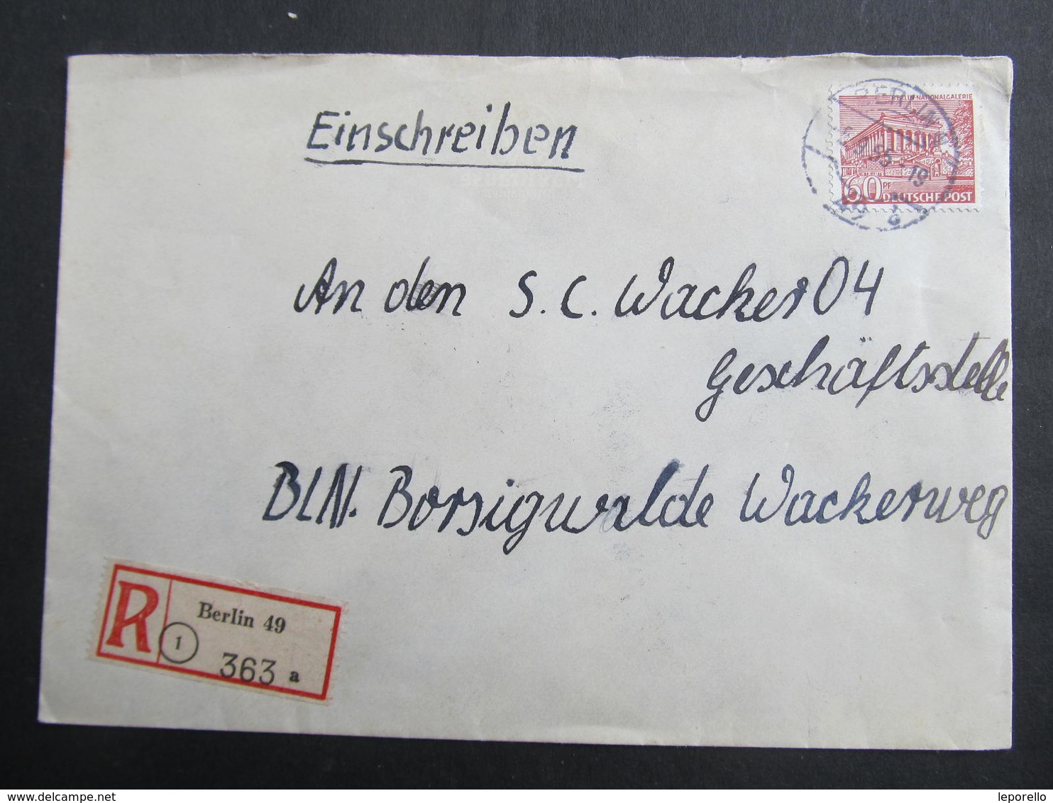 BRIEF Berlin - Borgiswalde 1955   /// D*34061 - Briefe U. Dokumente