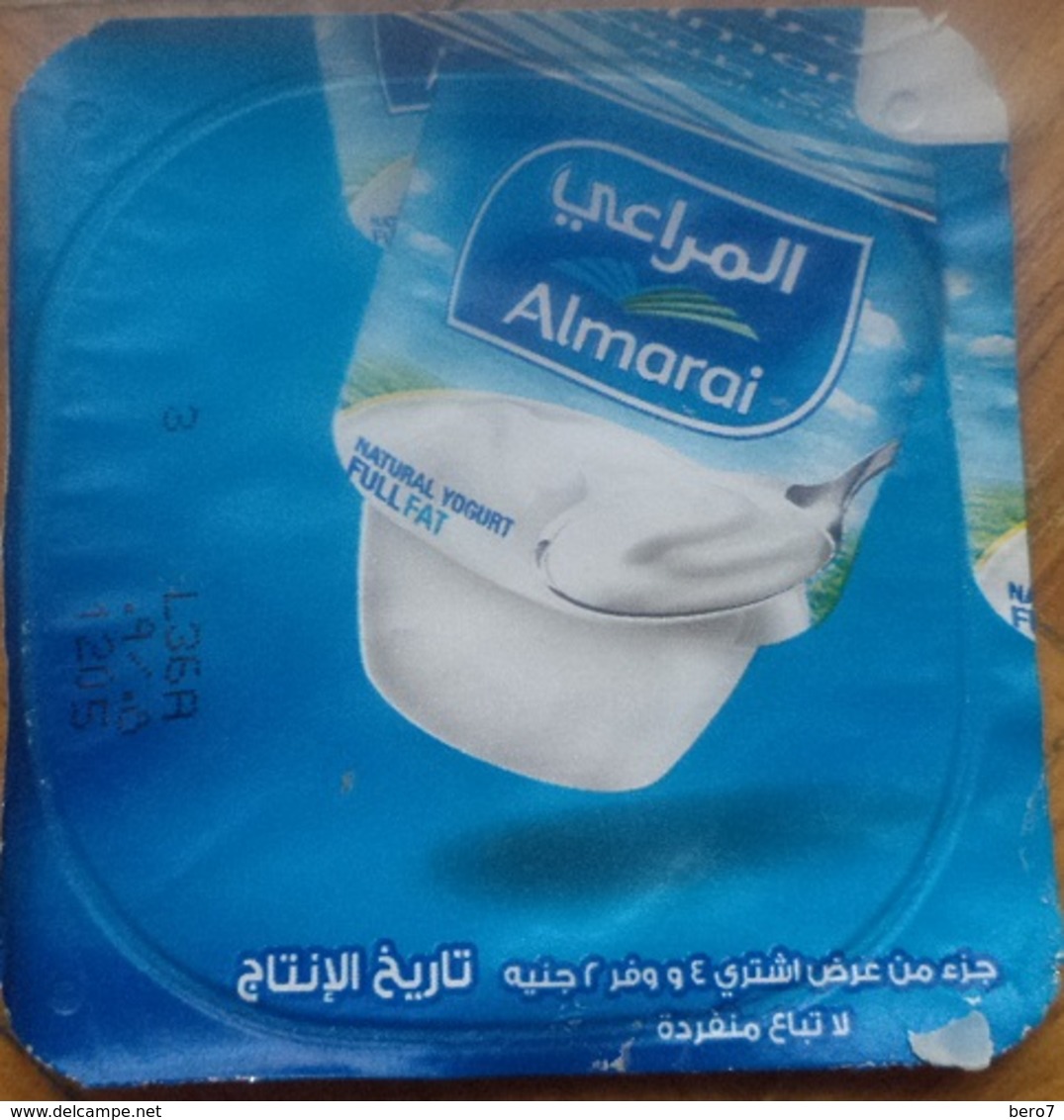 Egypt - Couvercle De Yoghurt Almarai Full Fat (foil) (Egypte) (Egitto) (Ägypten) (Egipto) (Egypten) Africa - Opercules De Lait