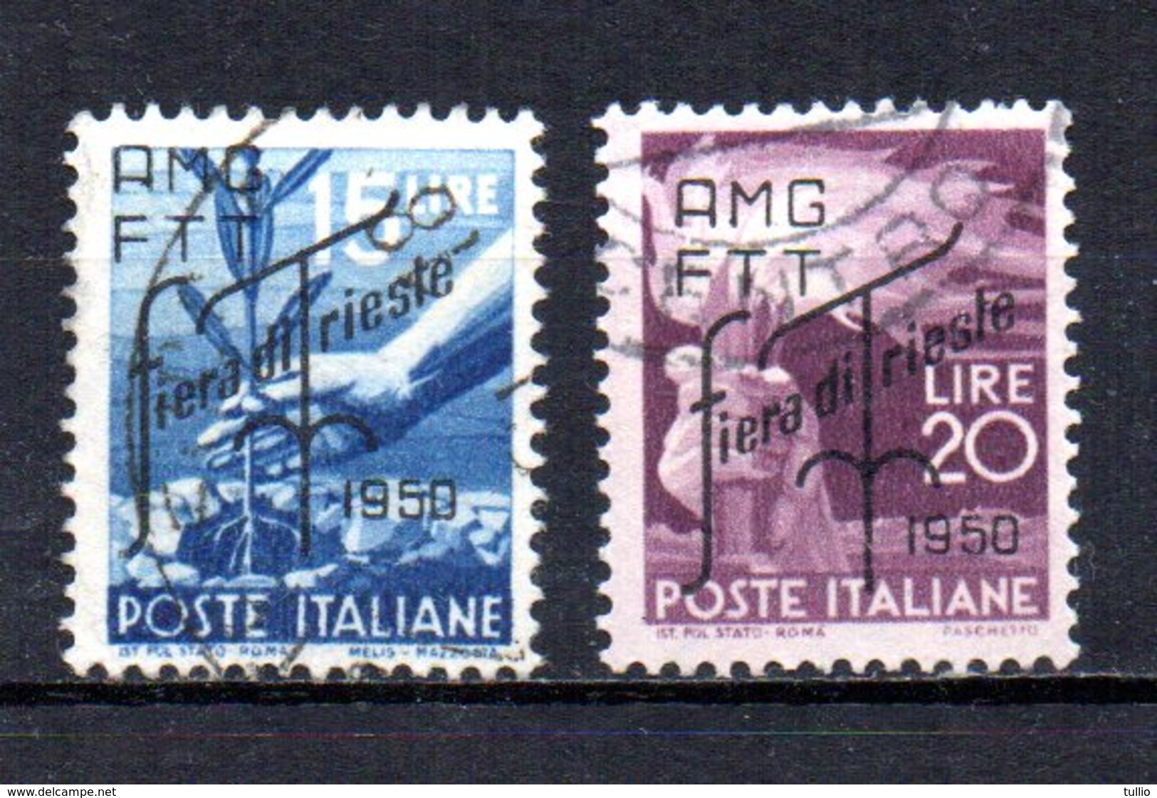 ITALIA TRIESTE 1950 CANCELLED - Gebraucht