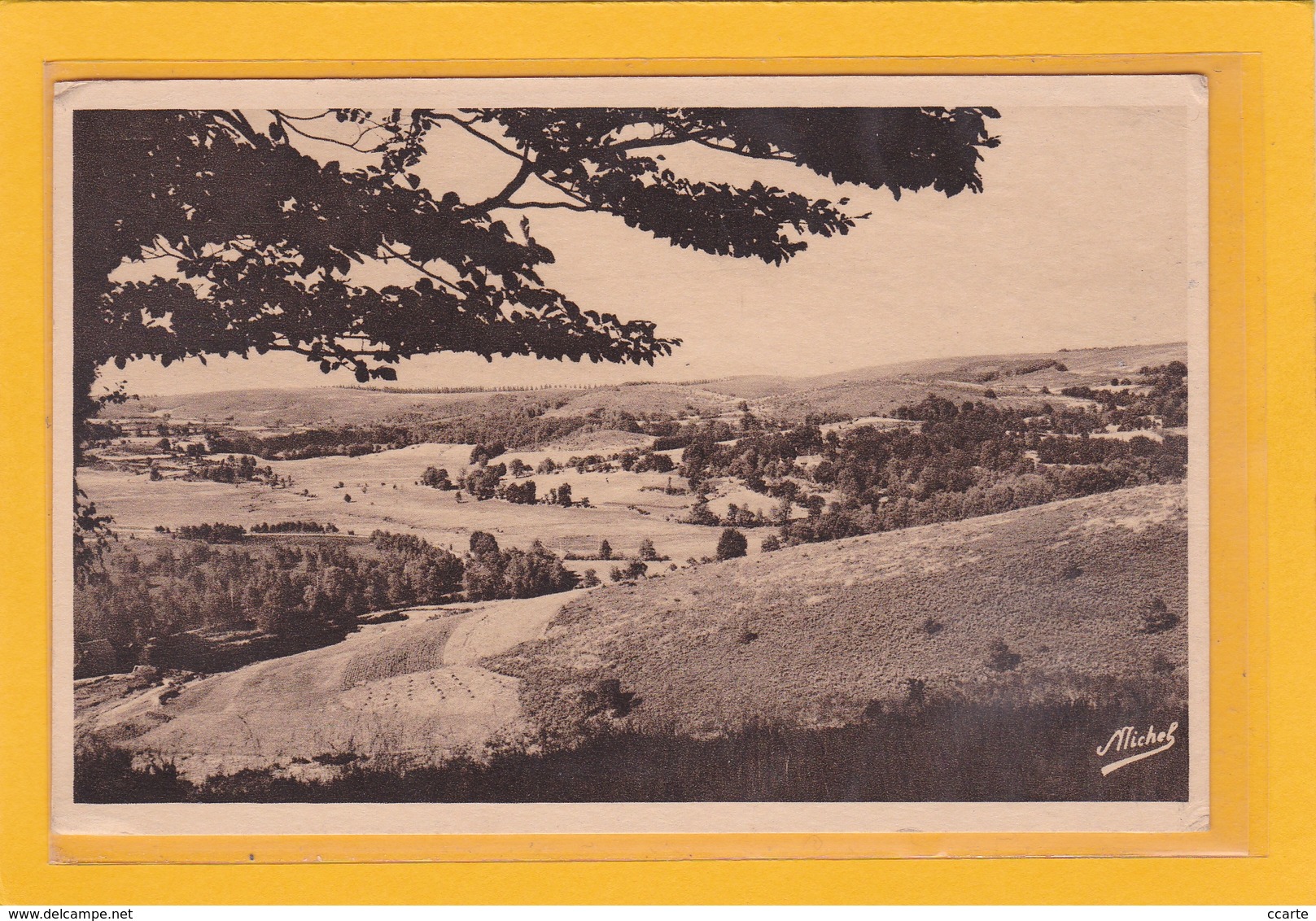 BURGEAT -19- Plateau Des Millevaches - Panorama Vu Du Sommet Du Rocher Du Rat  - Ref A 7255-56 - Autres & Non Classés