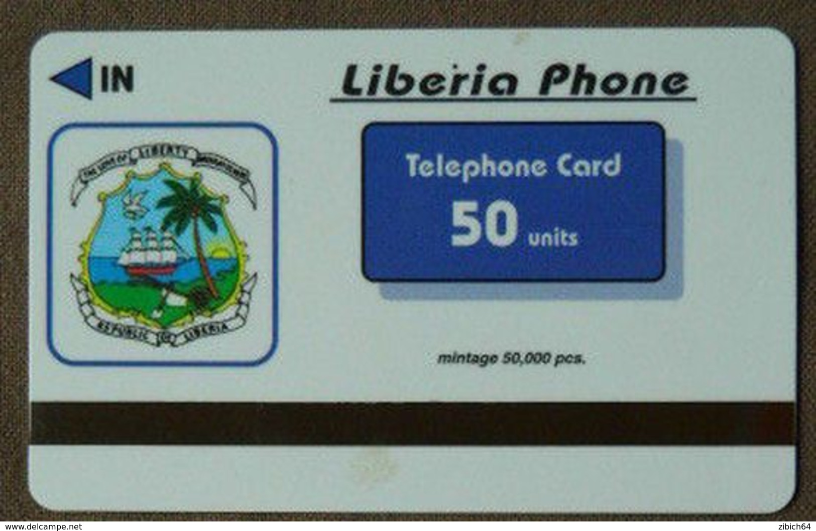 LIBERIA  Magnetic Phonecard - Liberia