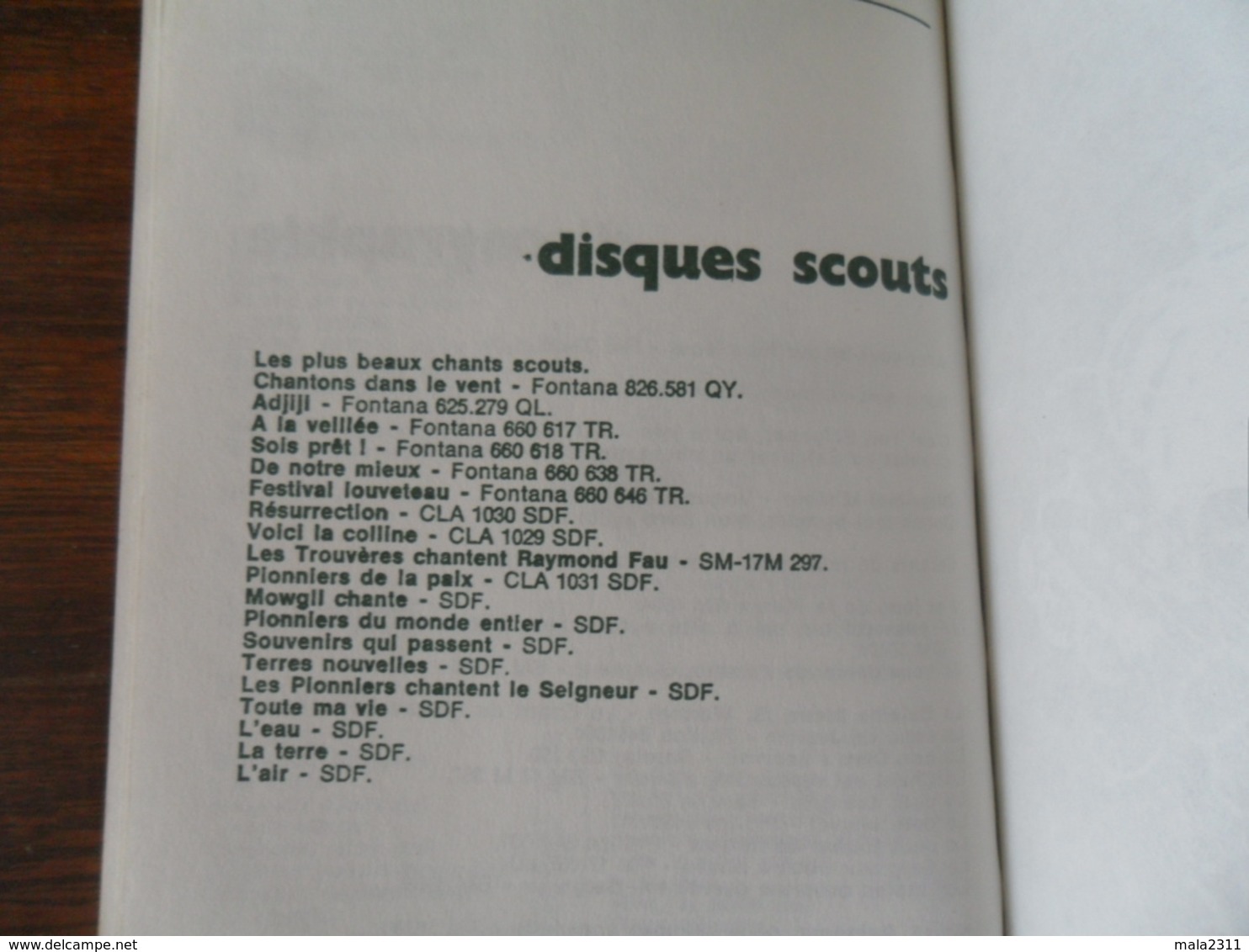 ANCIEN CHANSONNIER SCOUT / CHANTELOUP  1973 / DESSINS ET CVT DE RENE HAUSMAN - Scoutisme