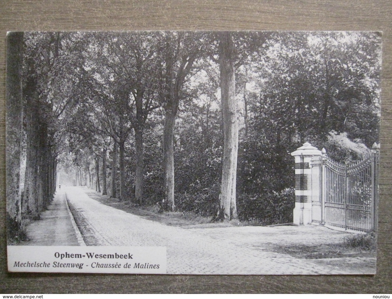 Cpa Wezembeek-Oppem Ophem-Wesembeek (Bruxelles) - Chaussée De Malines Mechelsche Steenweg - Wezembeek-Oppem