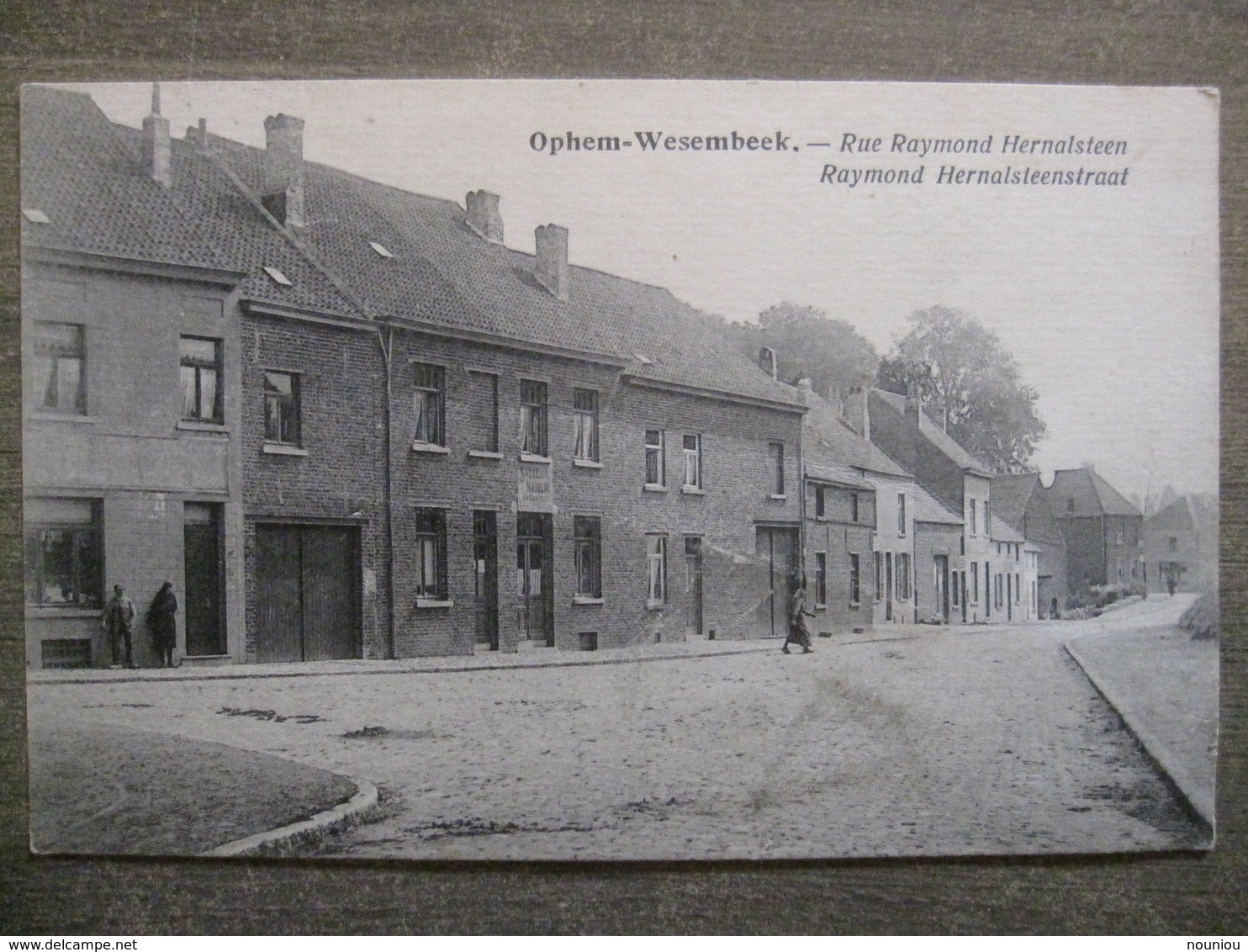 Cpa Wezembeek-Oppem Ophem-Wesembeek (Bruxelles) - Rue Raymond Hernalsteen - Estaminet Salle Madelon Café - Wezembeek-Oppem