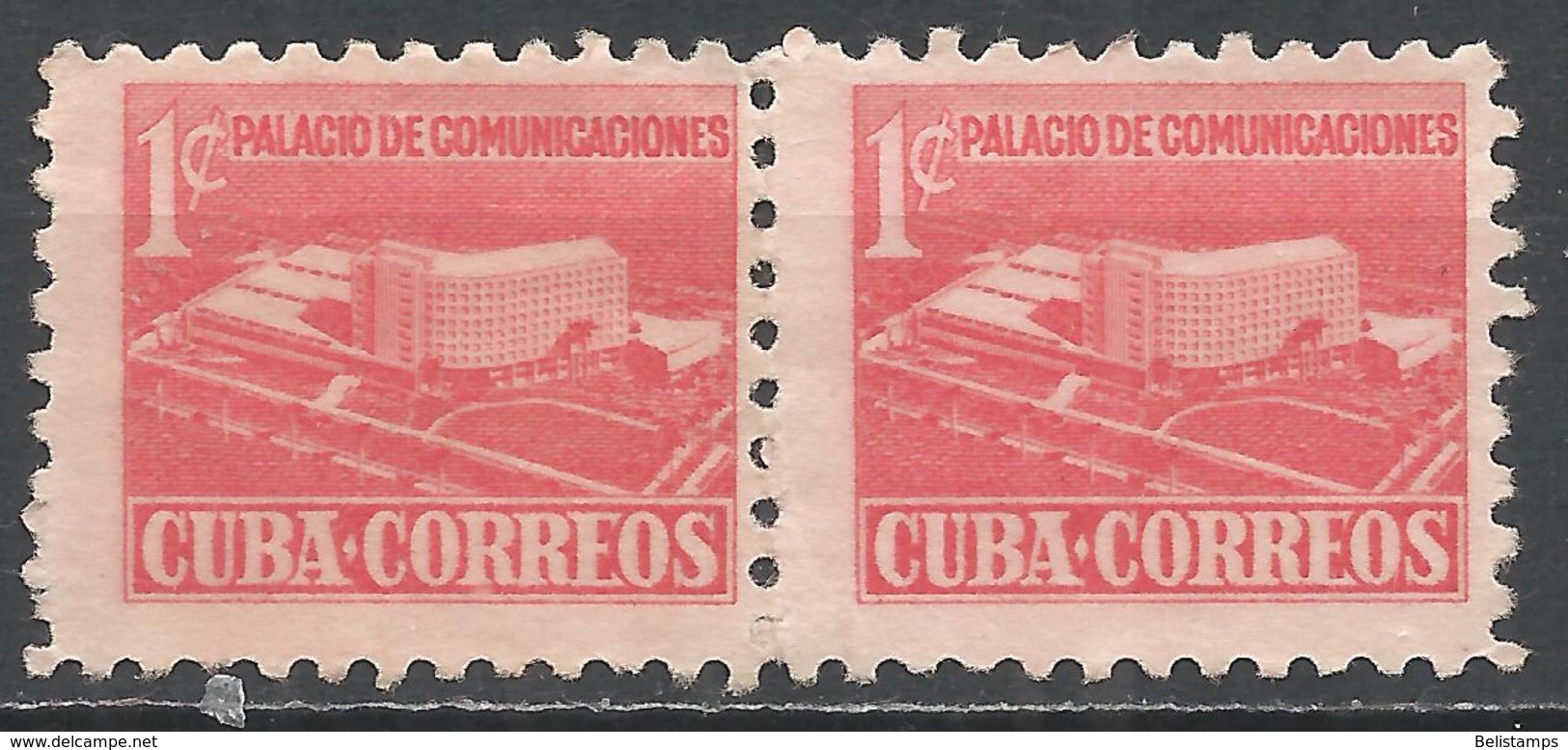 Cuba 1958. Scott #RA43 (M) Proposed Communications Building - Timbres-taxe