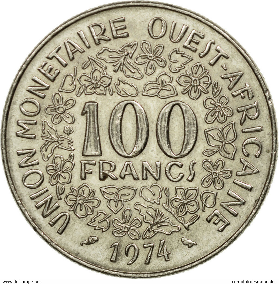 Monnaie, West African States, 100 Francs, 1974, Paris, SUP, Nickel, KM:4 - Côte-d'Ivoire