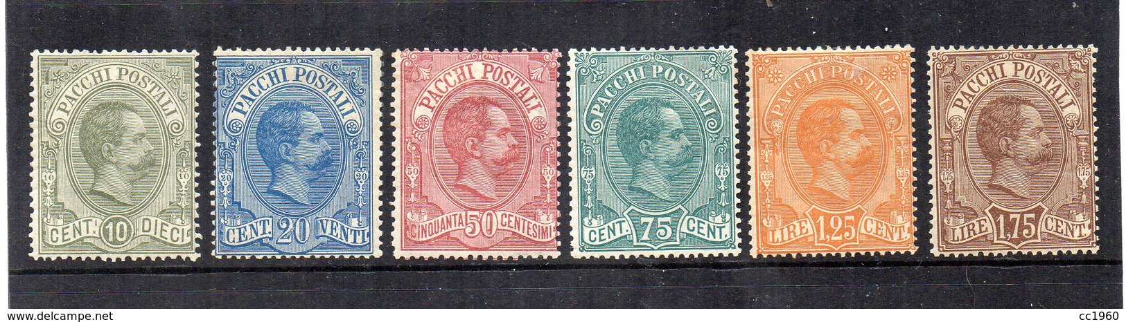 Italia - Regno - 1884/1886 - Pacchi Postali - Effige Di Umberto I° - 6 Valori - Nuovi - Linguellati - (FDC11893) - Paketmarken