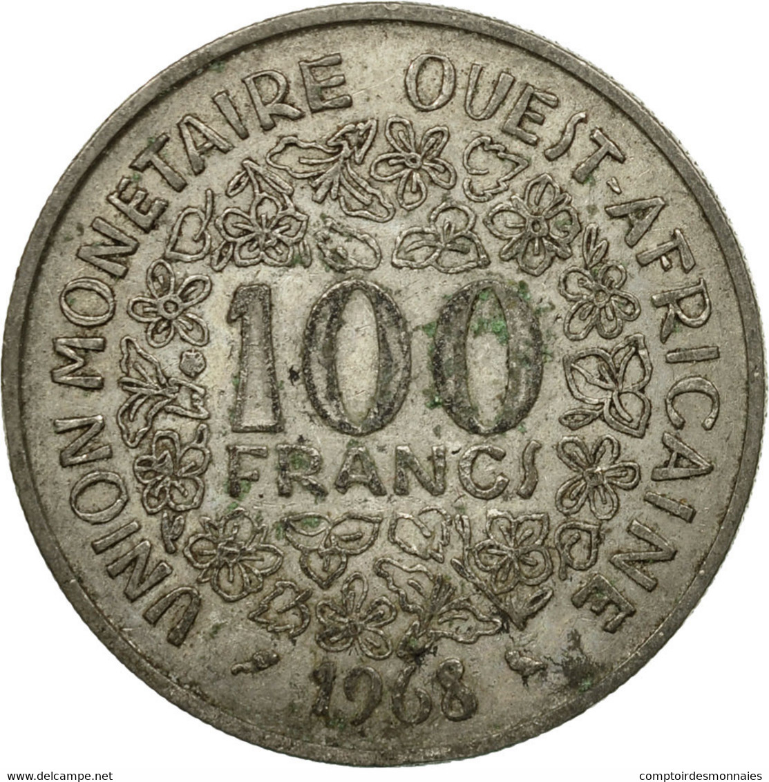 Monnaie, West African States, 100 Francs, 1968, Paris, B+, Nickel, KM:4 - Côte-d'Ivoire