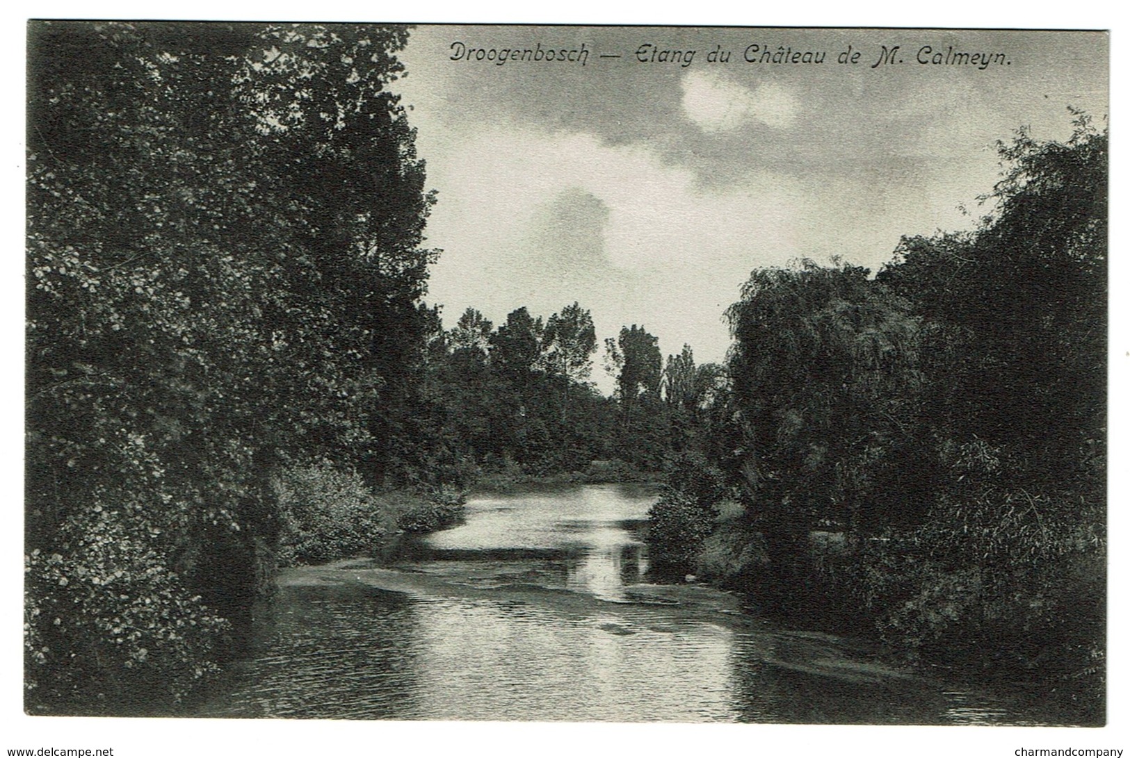 Drogenbos / Drogenbosch - Etang Du Château De M. Calmeyn Edit. F. De Clerck - 2 Scans - Drogenbos