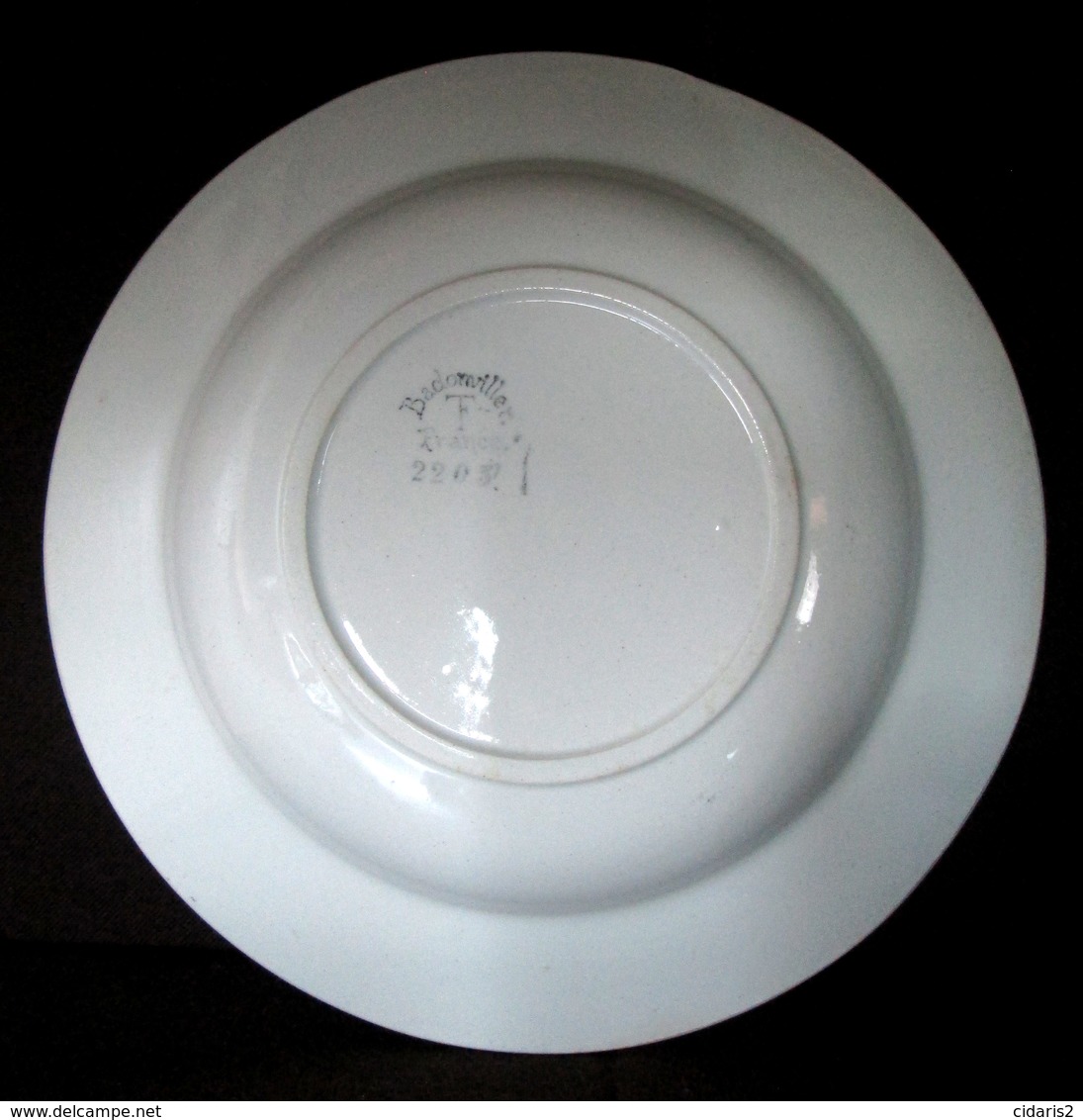 ASSIETTE Faience Faiencerie BADONVILLER Lorraine Earthenware Av.1905 ! - Badonviller (FRA)