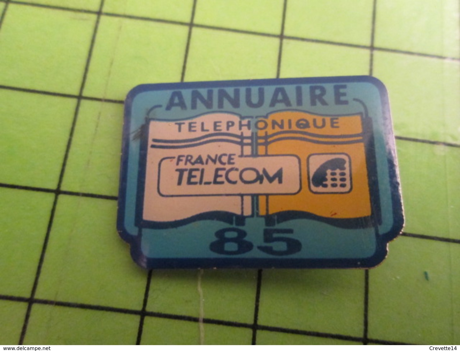 1018A Pin's Pins / Rare Et De Belle Qualité / THEME FRANCE TELECOM ANNUAIRE TELEPHONIQUE 85 VENDEE - France Telecom