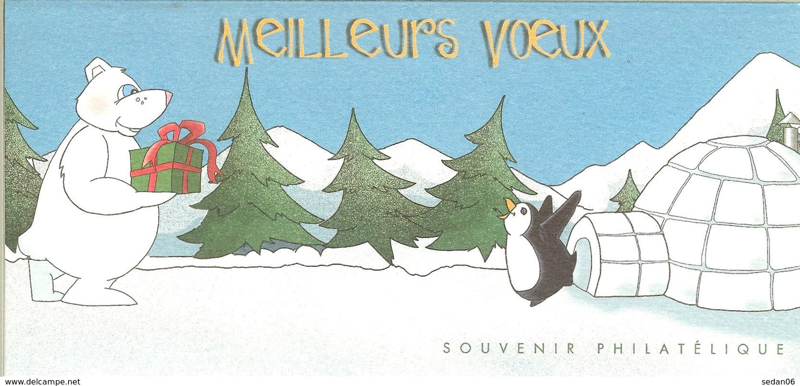 FRANCE Bloc SOUVENIRS N°5 (Meilleurs Voeux) (emb. Ouvert) - Cote 30.00 € - Bloques Souvenir