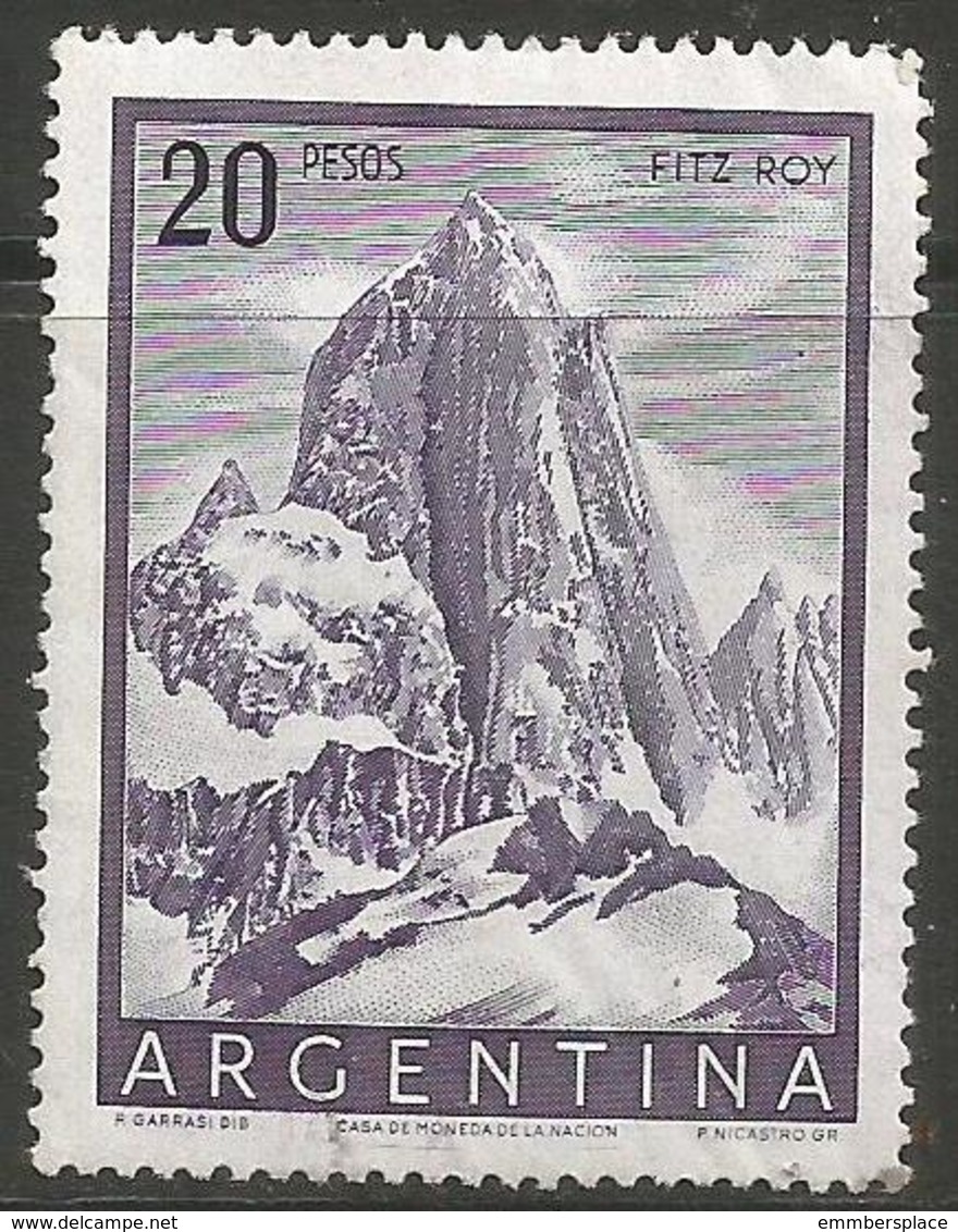 Argentina - 1955 Mount Fitzroy 20p MNH *   Sc 641 - Unused Stamps