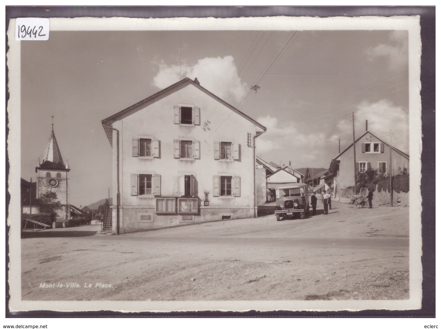 FORMAT 10x15cm - DISTRICT DE COSSONAY - MONT LA VILLE - POSTAUTO - AUTOCAR POSTAL - CARTE NON CIRCULEE - TB - Cossonay