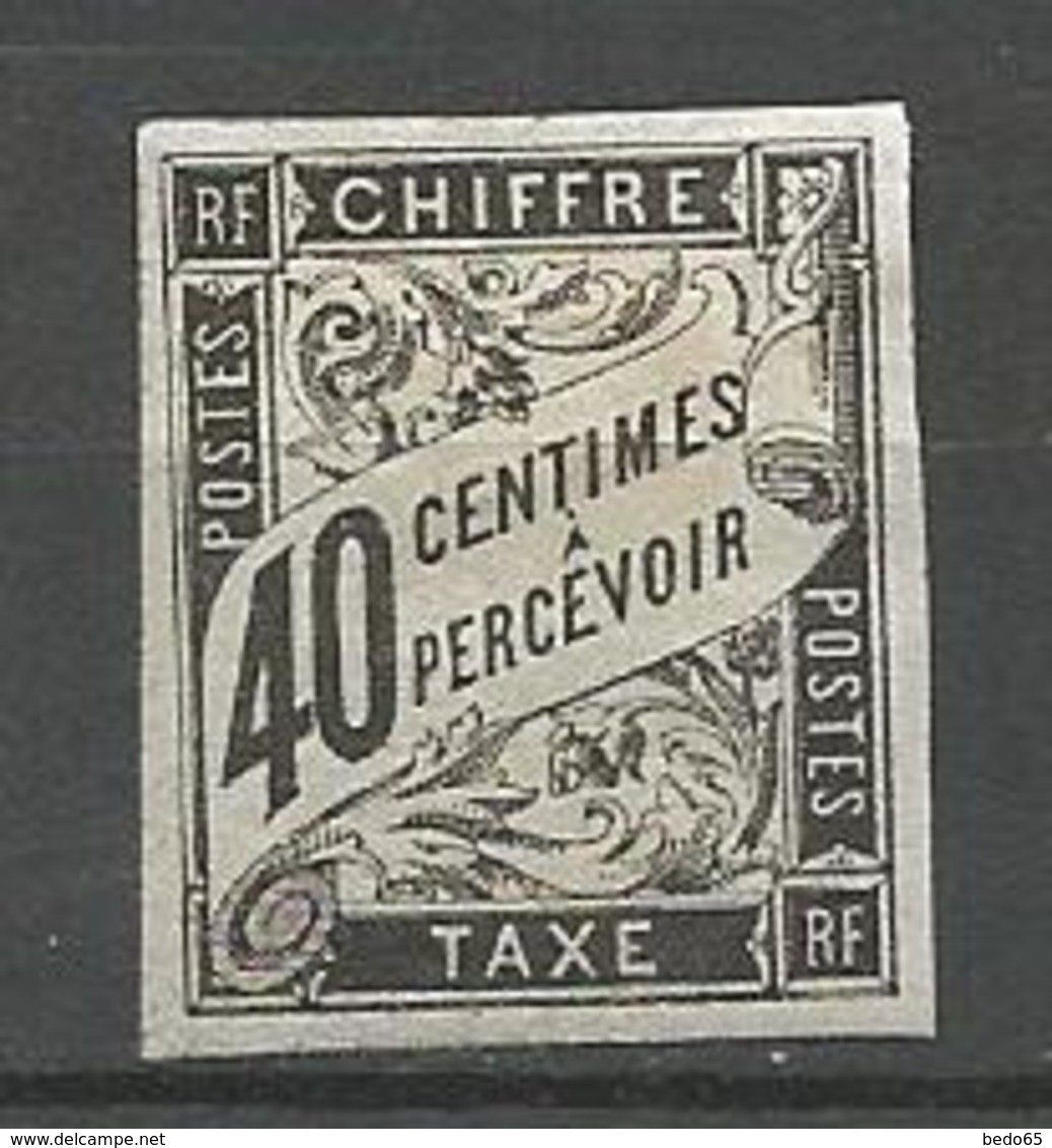 TAXE N° 10 NEUF*  CHARNIERE TB / MH - Portomarken