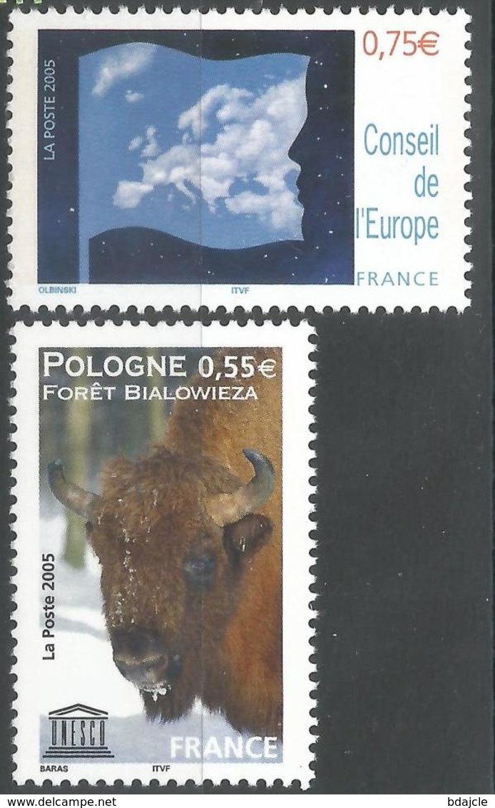 Conseil De L'Europe Et Forêt Bialowieza 2005 - N° 131 Et 132 Neufs ** - Neufs