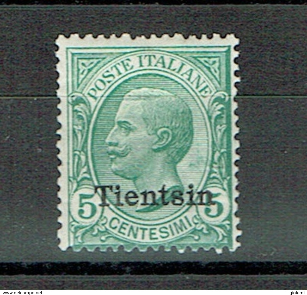 ITALY China - Tienstin Mint 5 Cent Stamps 1917-1918 Sassone N° 6 - Tientsin