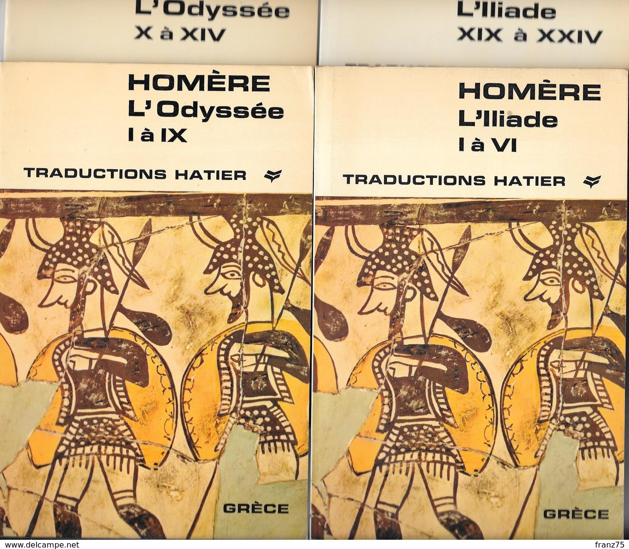 HOMERE-"L'illiade Et L'Odyssée"-Traduction HATIER 1966-BE - 18 Años Y Más