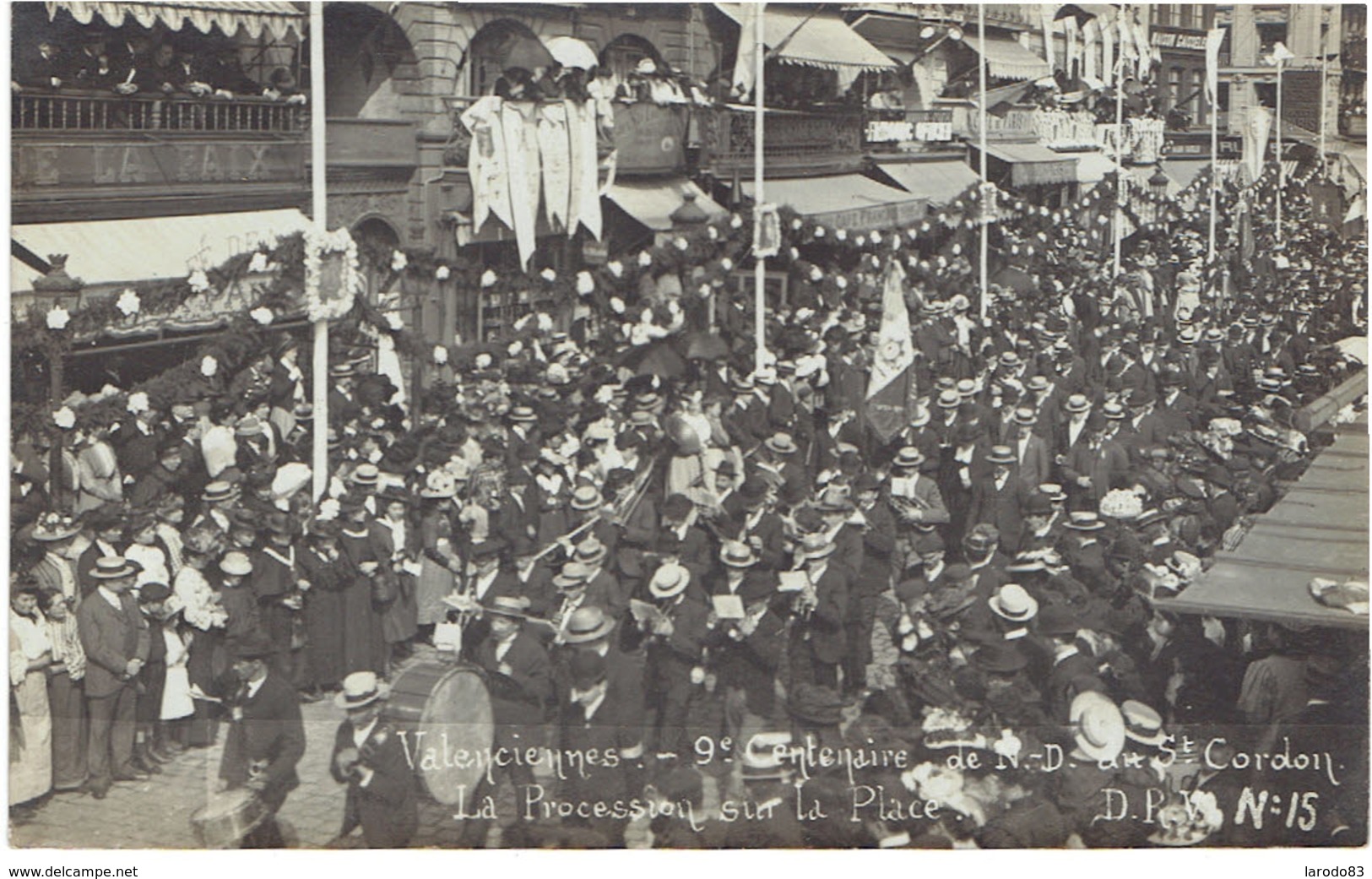 59 VALENCIENNES  Lot De 7 Cartes Photo Du 9 éme Centenaire De N D De St Cordon - Valenciennes