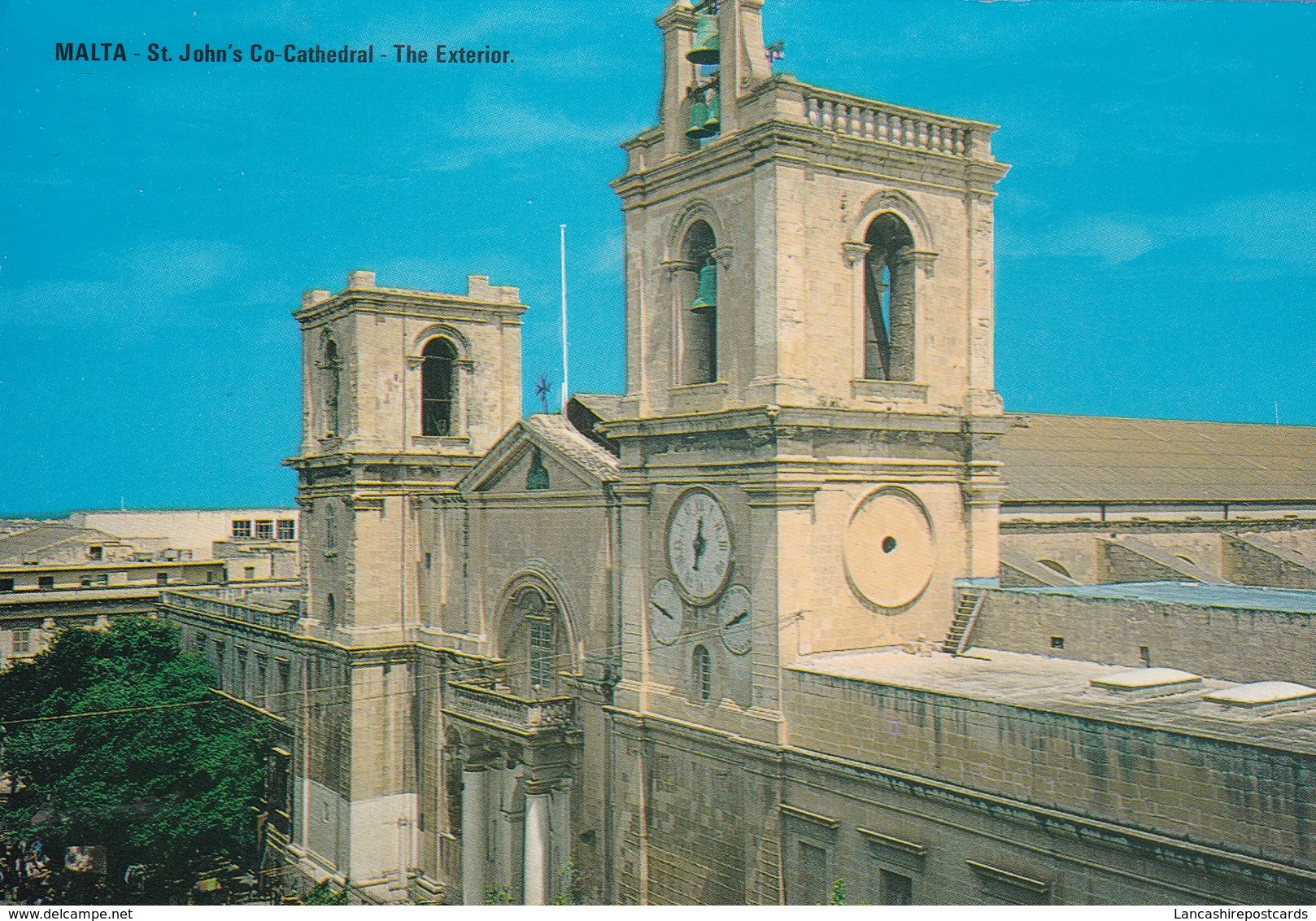 Postcard Malta St John's Co Cathedral The Exterior My Ref  B23025 - Malta