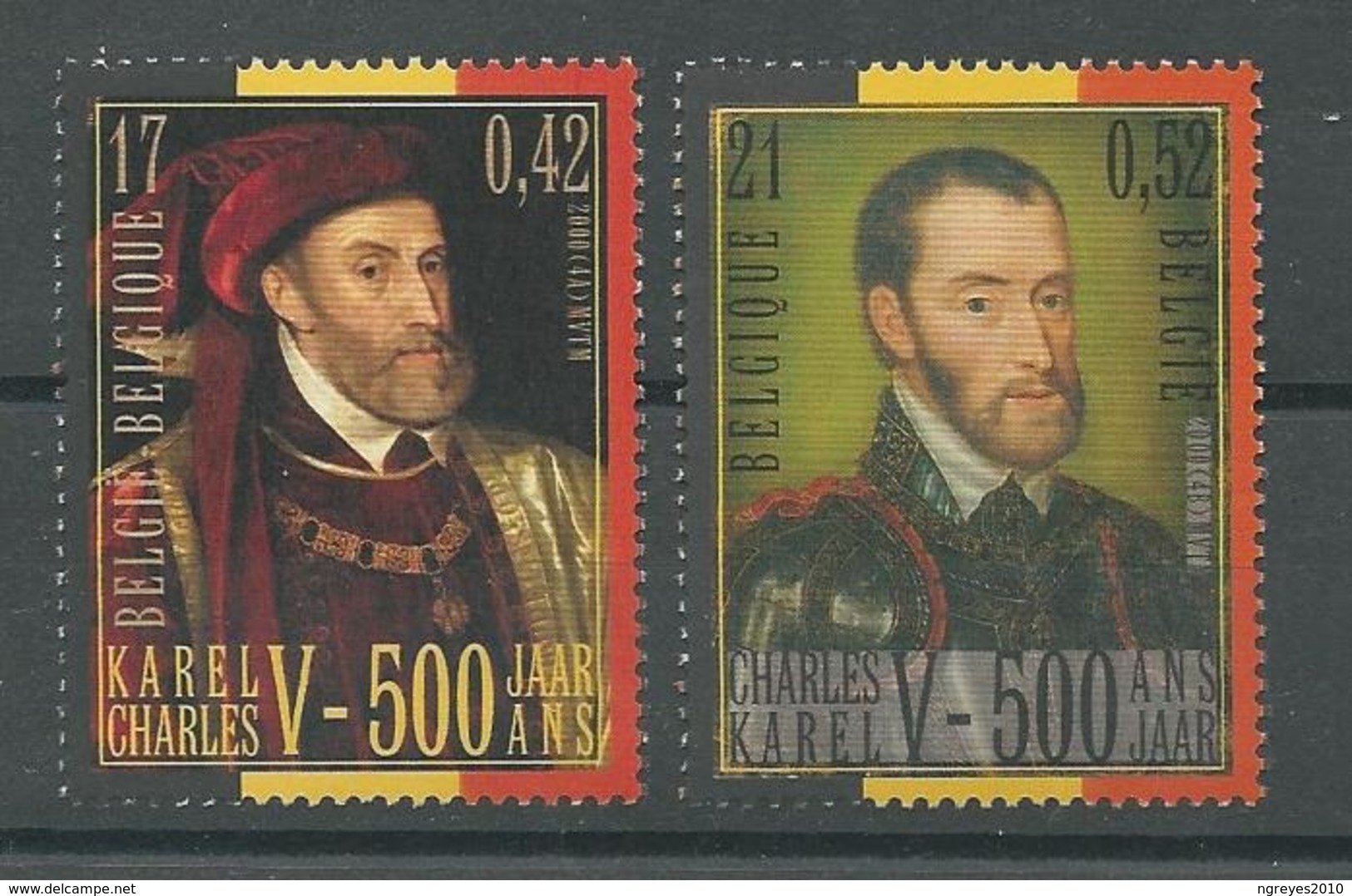 180030443  BELGICA  YVERT  Nº  2886/7  **/MNH - Nuevos