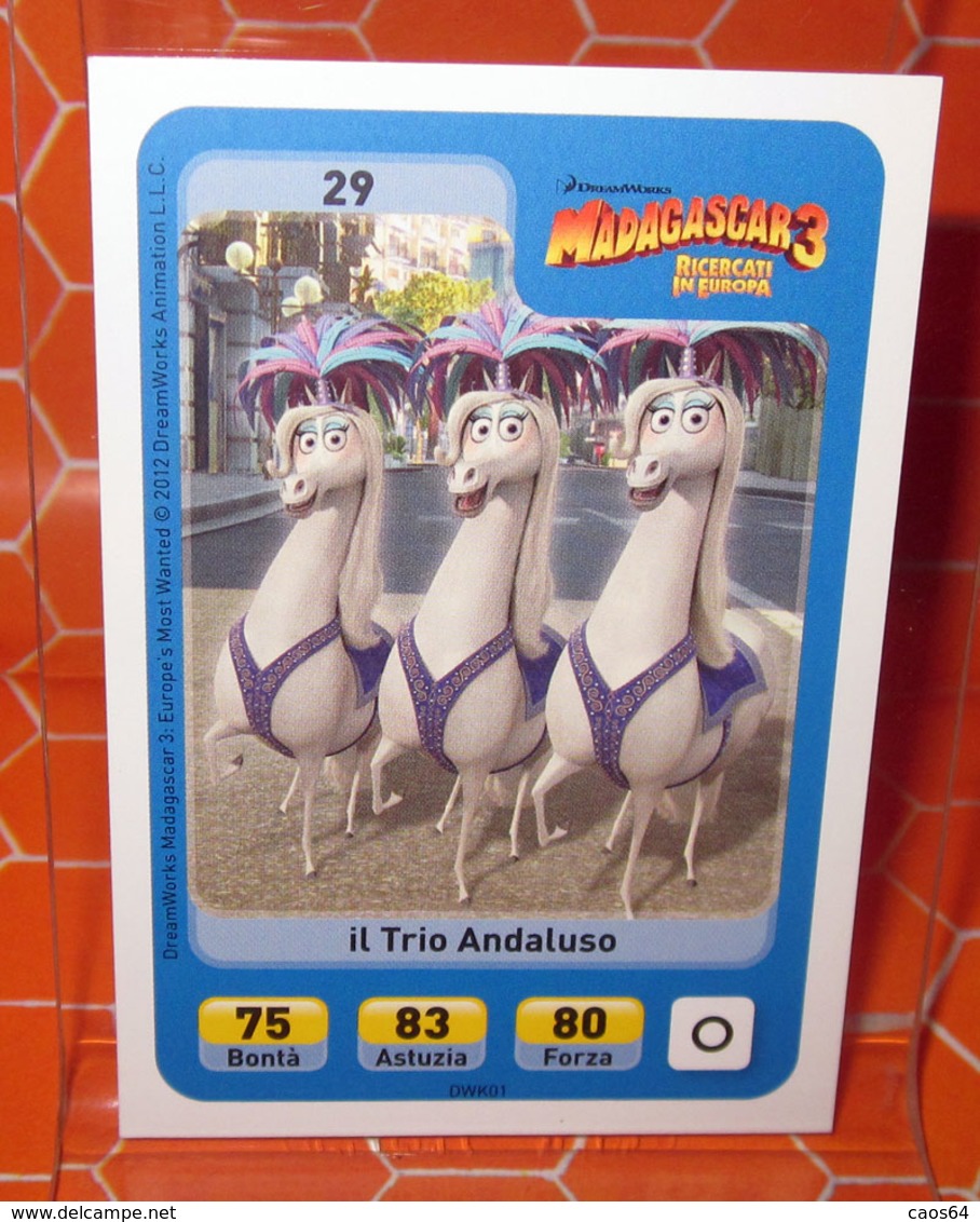 MADAGASCAR 3 ESSELUNGA IL TRIO ANDALUSO 29 - Altri & Non Classificati