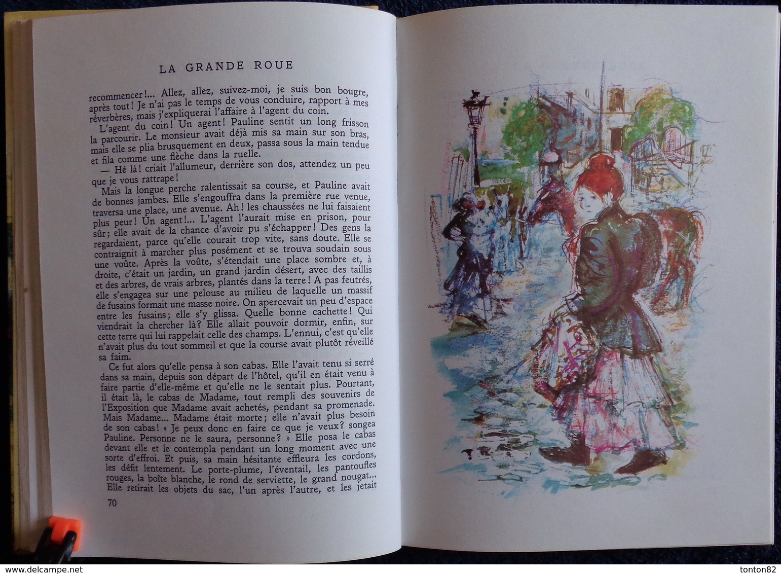 Colette Vivier - La Grande Roue - Bibliothèque Rouge Et Or  686 - ( 1972 ) . - Bibliothèque Rouge Et Or