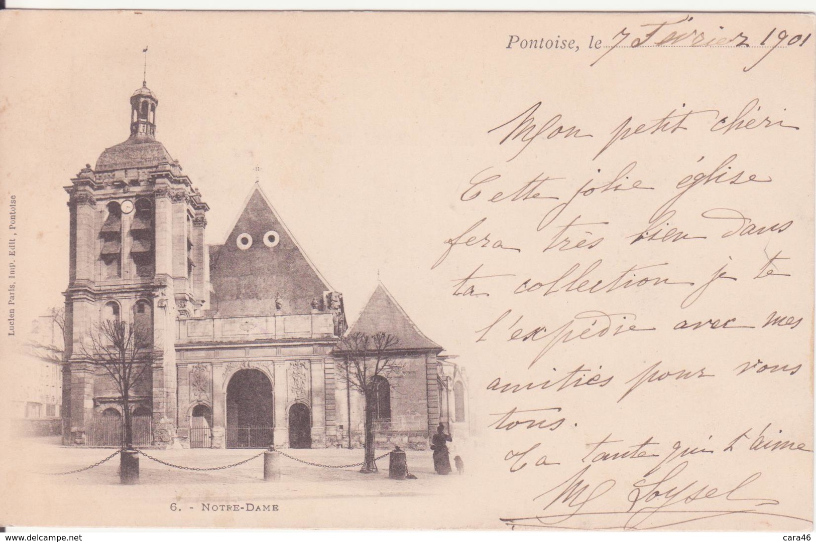 CPA -  PONTOISE - 6. Notre Dame - Pontoise