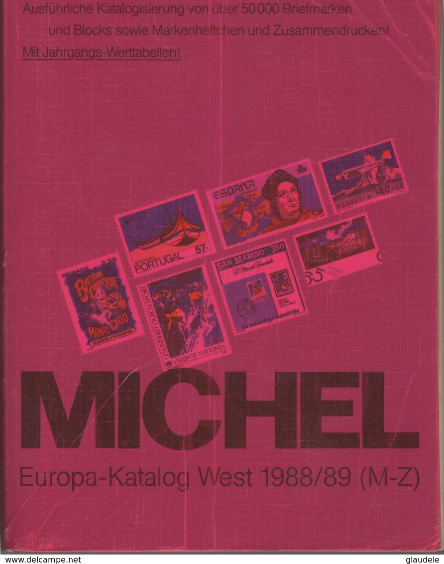 Catalogue Michel  Europe   Ouest  1988/1989 - Germania