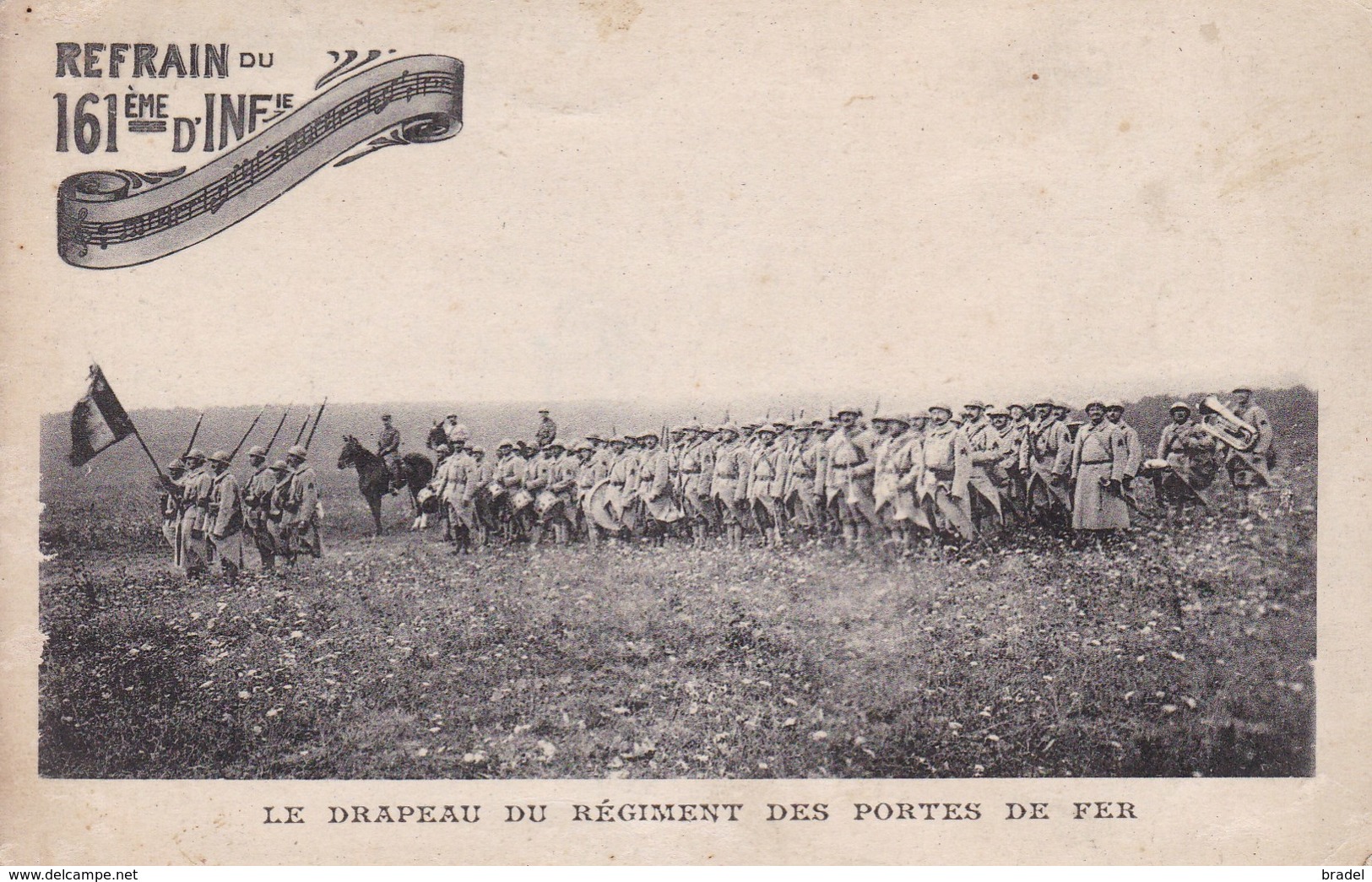 Carte De Franchise Spécifique  Du 161 Regiment D'infanterie - Lettres & Documents