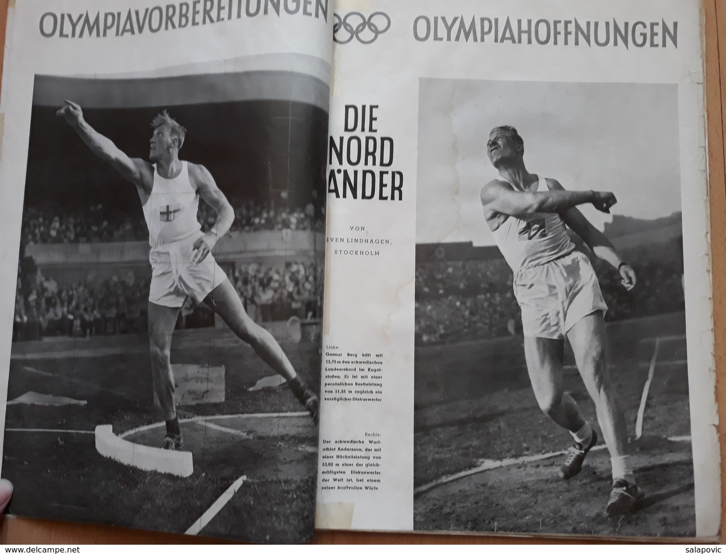 Official Magazine 1936 Berlin Olympic Games Olympische Spiele 1936 No.11 - Livres