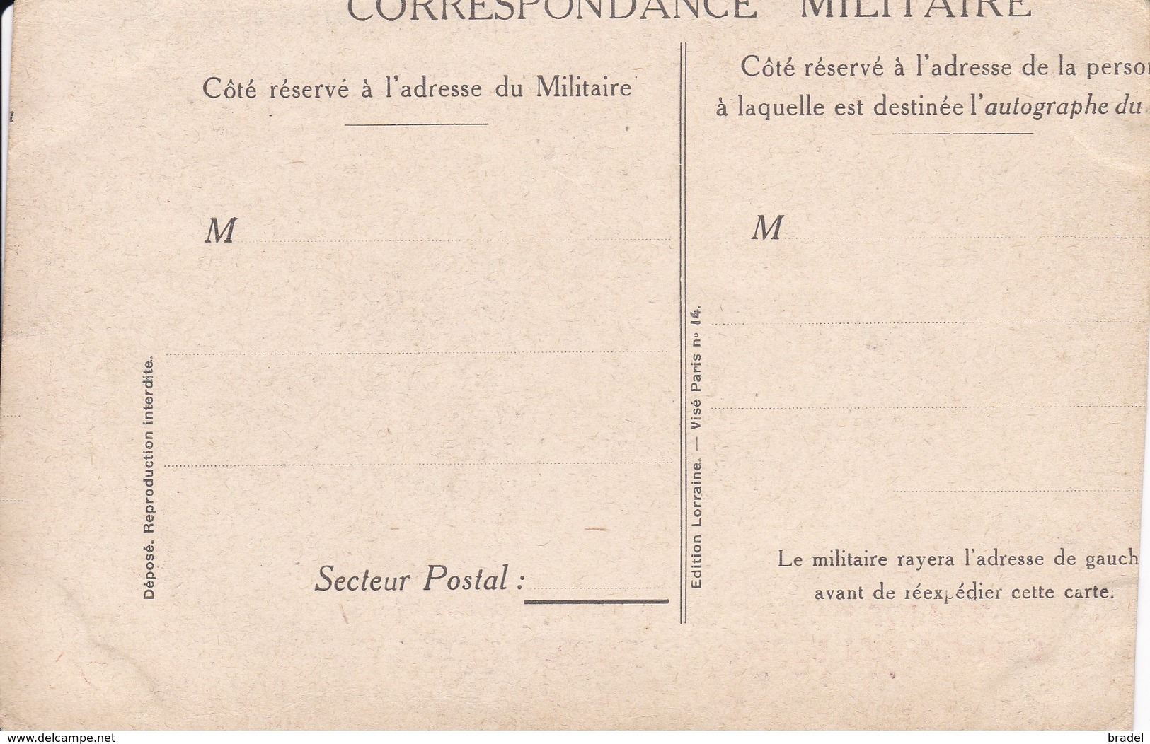 Carte De Franchise L'autographe Du Poliu - Lettres & Documents