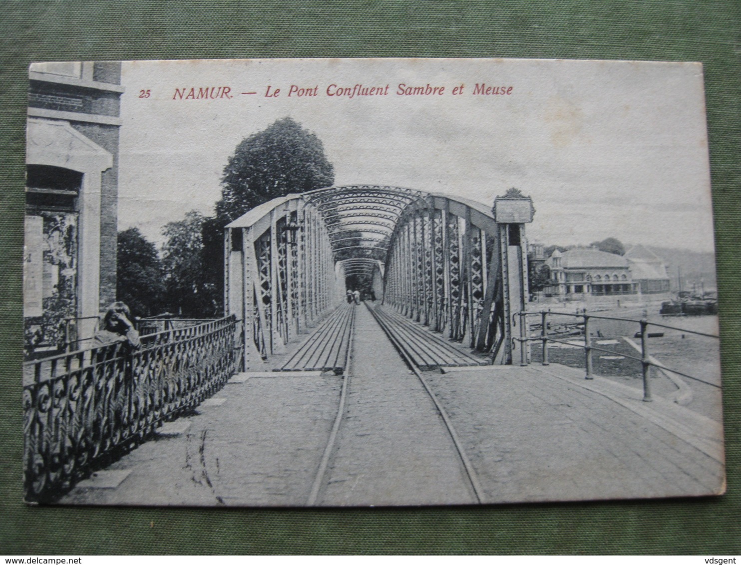 NAMUR - LE PONT CONFLUENT SAMBRE ET MEUSE 1911 ( Scan Recto/verso ) - Namur