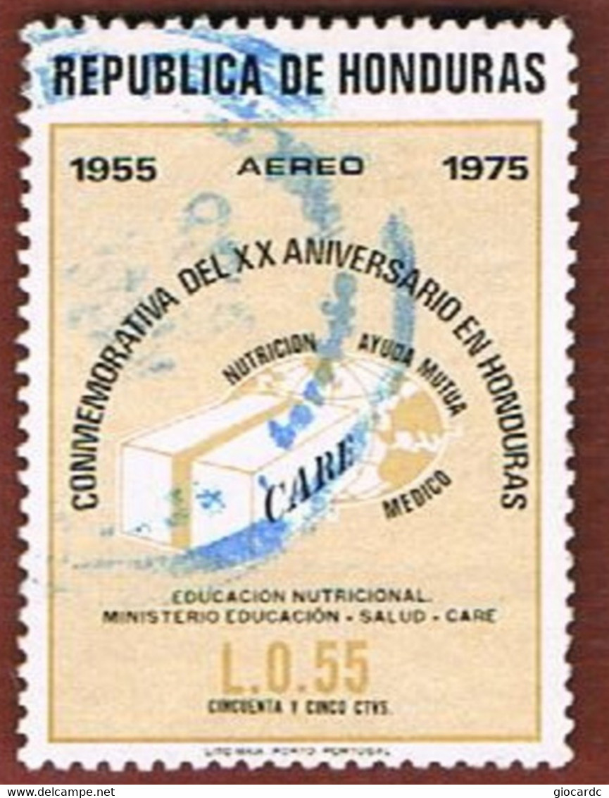 HONDURAS   - SG 881 - 1976  20^ ANNIV. CARE  - USED - Honduras