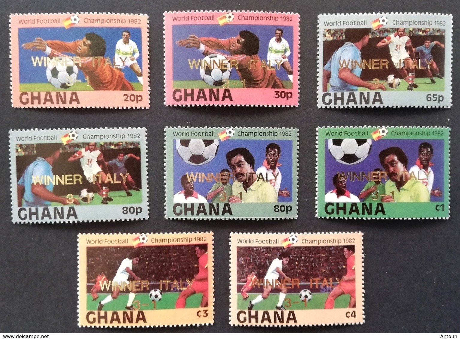 Ghana 1982  World Cup Espana "82  Winners Italy - Ghana (1957-...)