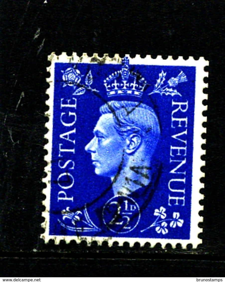 GREAT BRITAIN - 1937  KGVI   2 1/2d  DARK COLOURS  WMK INVERTED  FINE USED - Used Stamps