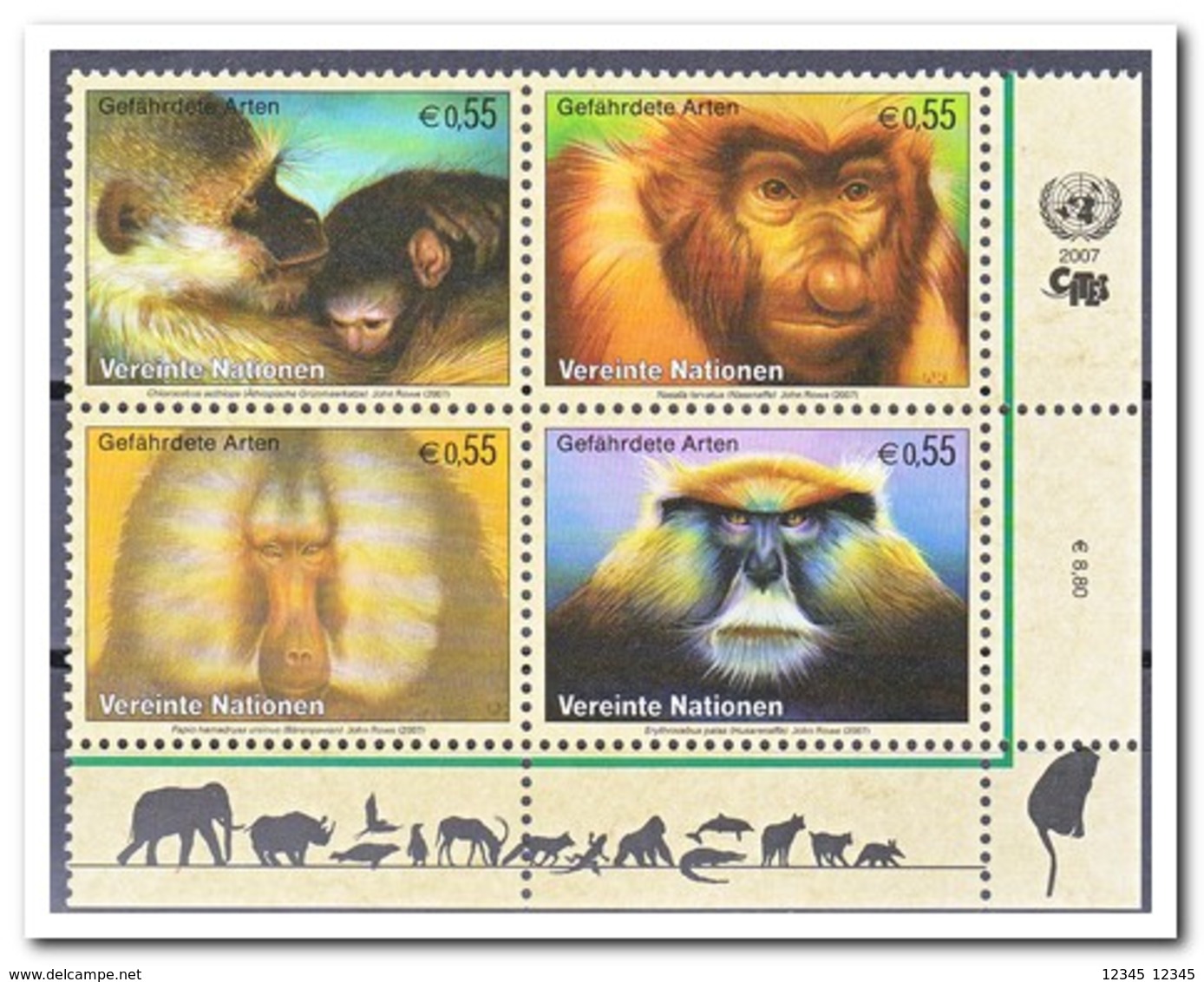 Wenen 2007, Postfris MNH, Animals - Ongebruikt