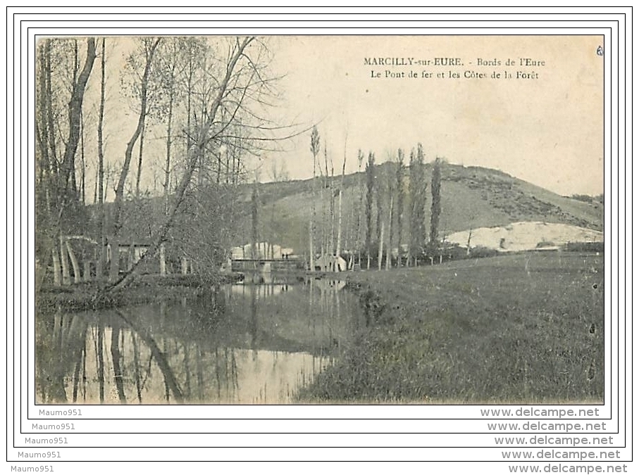 27 MARCILLY  SUR EURE - Le Pont De Fer Et Les Côtes De La Fôret - Marcilly-sur-Eure