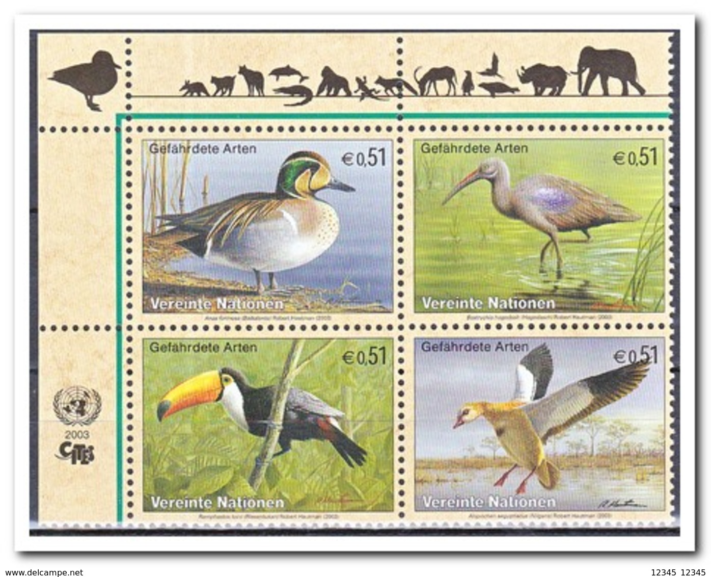 Wenen 2003, Postfris MNH, Birds - Ongebruikt