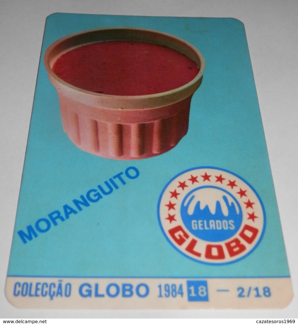 PETIT  CALENDRIER DE LE MARQUE GLOBO  DE PORTUGAL  - 1984 - Small : 1981-90