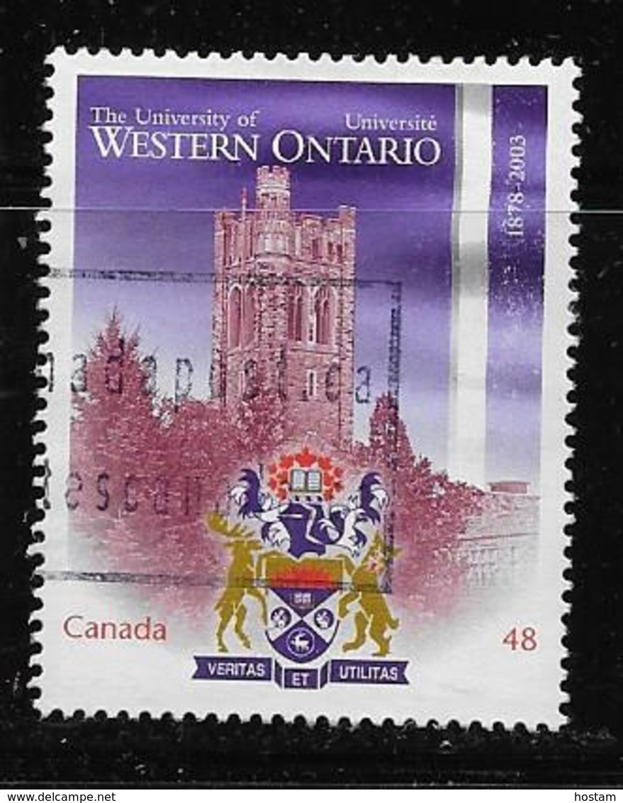 CANADA 2003, USED # 1974, WESTERN'S UNIVERSITY  USED - Oblitérés