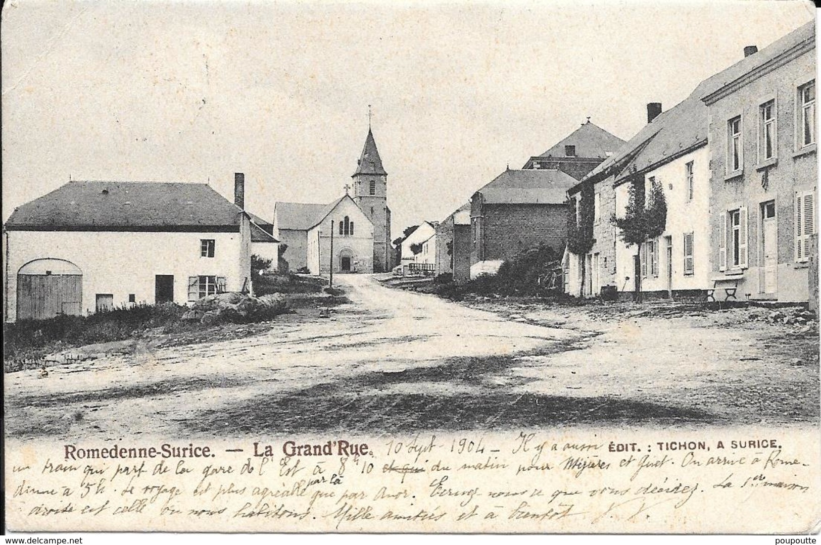 ROMEDENNE-SURICE. La Grand' Rue - Doische