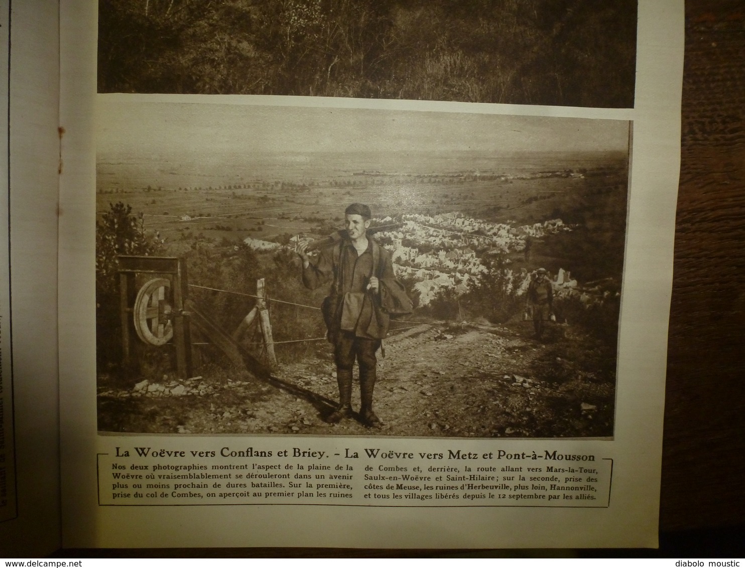 1918 LE MIROIR: Les belges à Dixmude;English soldier-dogs;Les sangliers-mascottes des allemands;Combres,Herbeville;etc