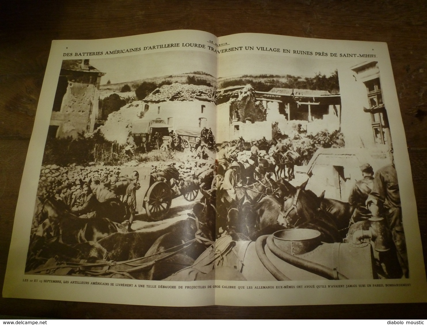 1918 LE MIROIR: Les belges à Dixmude;English soldier-dogs;Les sangliers-mascottes des allemands;Combres,Herbeville;etc