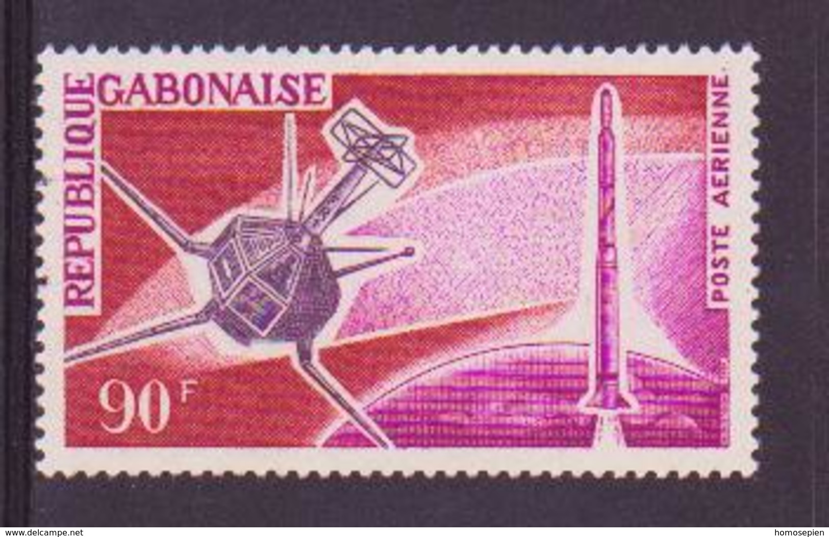 ESPACE - 1966/05 - Gabon - 1er Jour Des Timbres "satellites A1 Et FR1" - Poste - 3 Documents - Africa