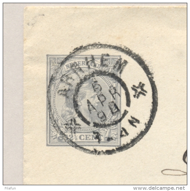 Nederland - 1898 - 12,5 Cent Hangend Haar, Envelop G7 Van Arnhem Naar Soerabaja / Nederlands Indië - Postal Stationery