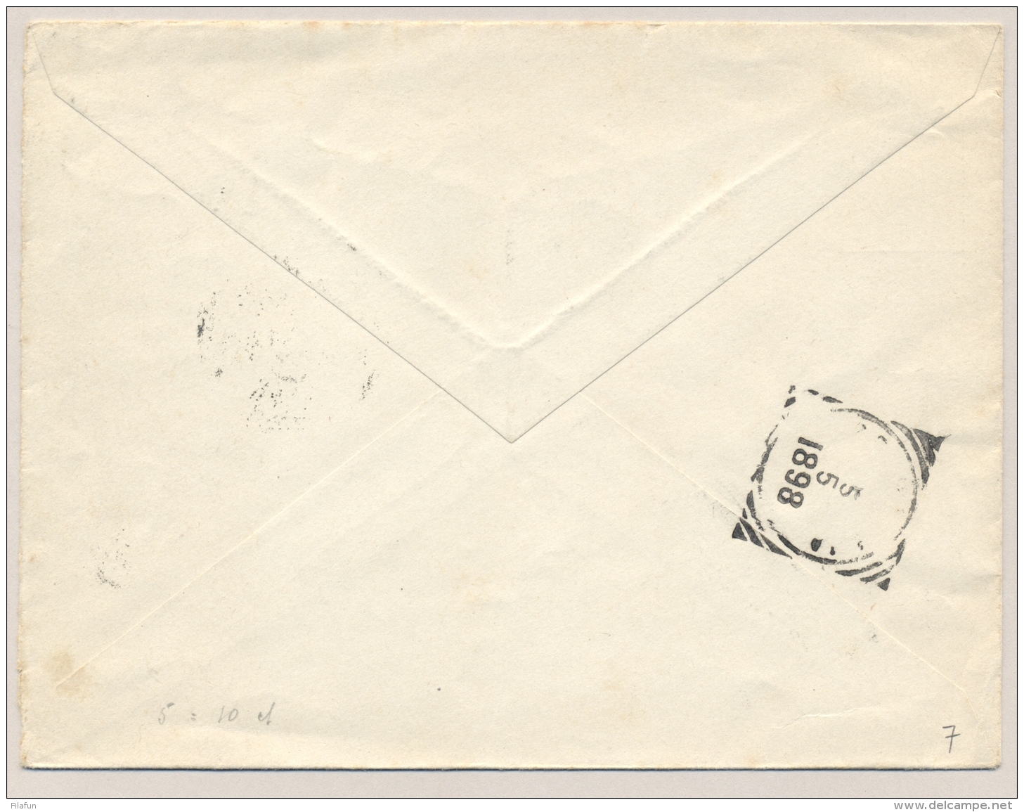 Nederland - 1898 - 12,5 Cent Hangend Haar, Envelop G7 Van Arnhem Naar Soerabaja / Nederlands Indië - Postal Stationery