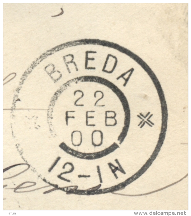 Nederland - 1900 - 12,5 Cent Bontkraag, Envelop G9a Van Breda Via NI Postagent Penang Naar Kota Radja - Postal Stationery