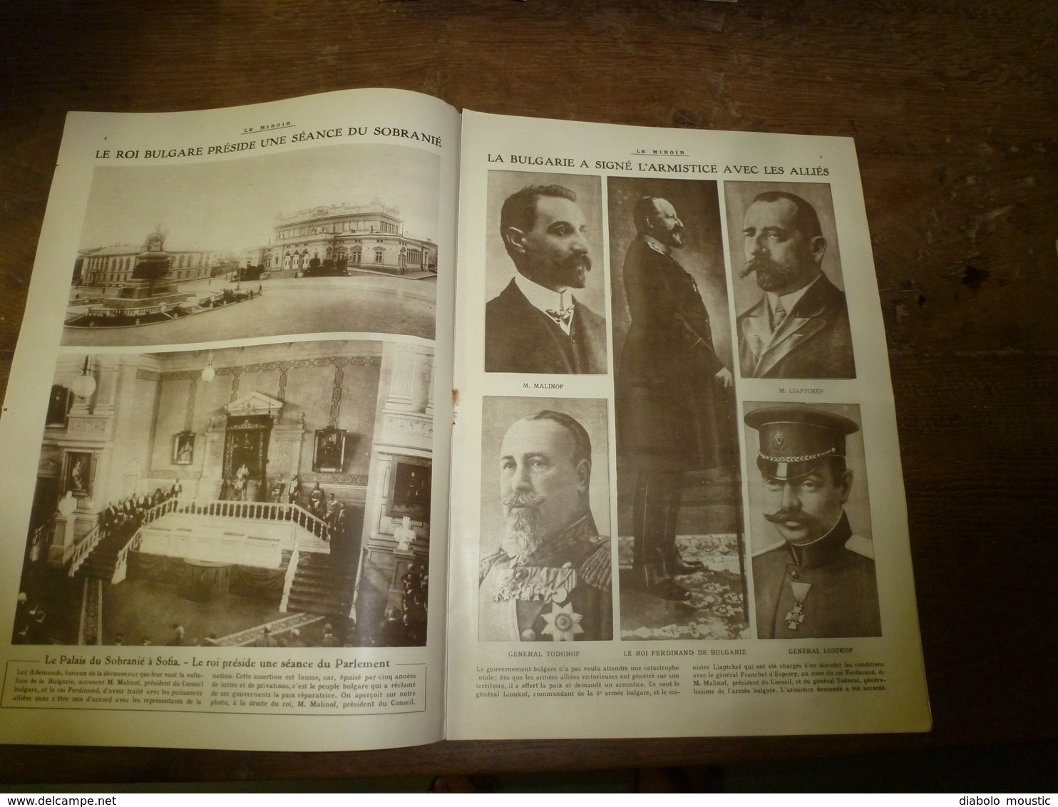 1918 LE MIROIR: Beaulieu-les-Fontaines;Chefs Alliées Macédoine;Franc-angl-belg à Stadenberg,Westroosebeke;Dadizeele;etc - Francese
