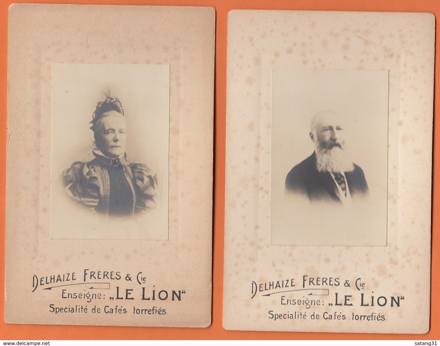 DELHAIZE FRERES & CIE. ENSEIGNE: "LE LION". - Advertising